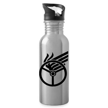 Driver - Water bottle with straw - silver - Right
