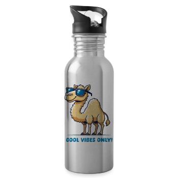 kamel sonnenbrille cool - Trinkflasche mit integriertem Trinkhalm - Lightsilver - Rechts