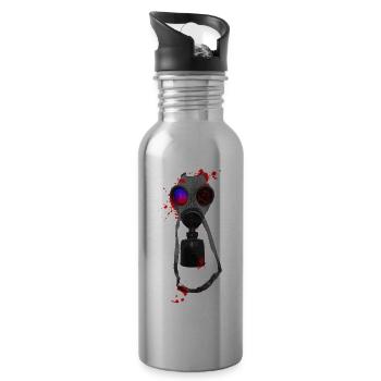 Bloody Warzone V2 - Trinkflasche mit integriertem Trinkhalm - Lightsilver - Rechts