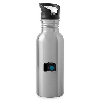 Mama's Gonna Snap 2 - Trinkflasche mit integriertem Trinkhalm - Lightsilver - Rechts