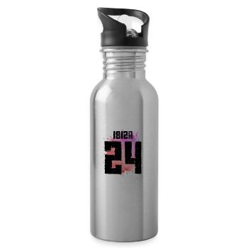 Ibiza 24 Jersey 2024 Multicoloured - Water bottle with straw - silver - Right