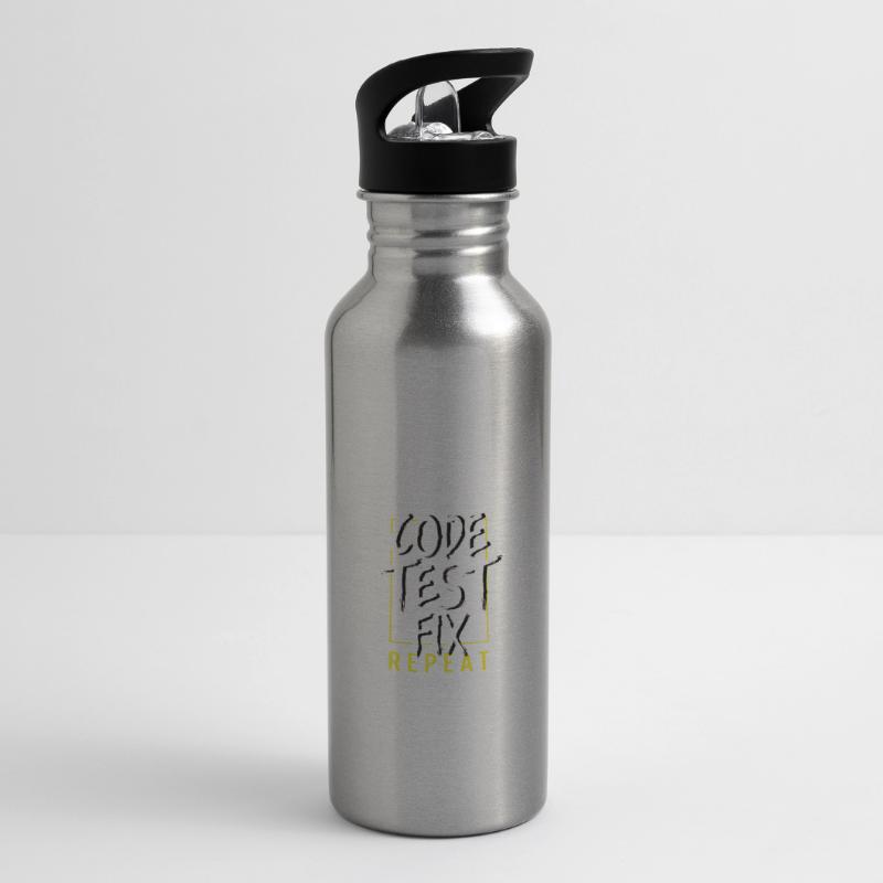 Code test fix. Computer Technician Poison Water bottle with straw