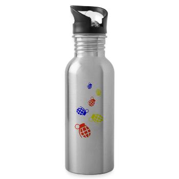 Grenade weapon icon - Water bottle with straw - silver - Right