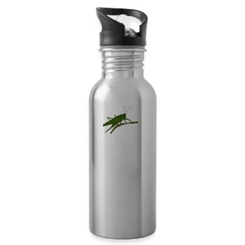 heusch 1 - Trinkflasche mit integriertem Trinkhalm - Lightsilver - Rechts