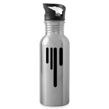 drips - Trinkflasche mit integriertem Trinkhalm - Lightsilver - Rechts