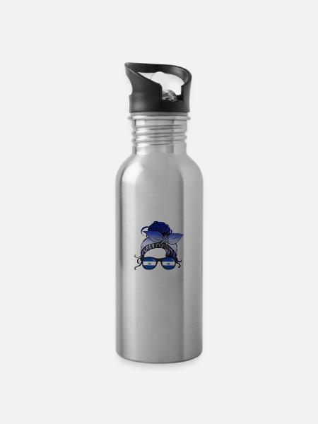 El Salvador - Trinkflasche mit integriertem Trinkhalm -