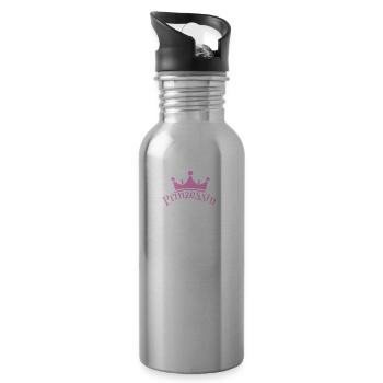 princess - Water bottle with straw - silver - Right