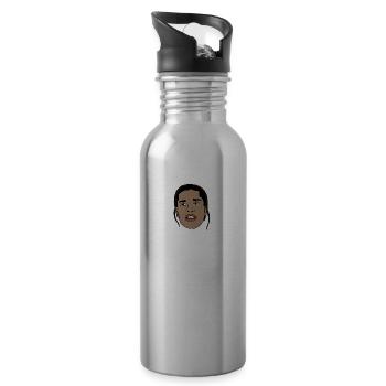 Pretty Flacko - Water bottle with straw - silver - Right