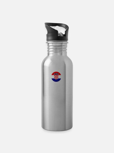 MOJ GRAD RIJEKA - Trinkflasche mit integriertem Trinkhalm -