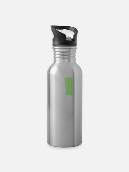 Der Maler - Trinkflasche mit integriertem Trinkhalm -