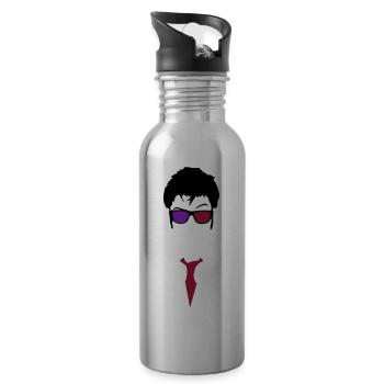 Doctor Who - Water bottle with straw - silver - Right