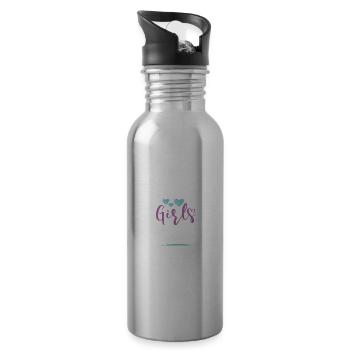 Thailand Girls Tour - Trinkflasche mit integriertem Trinkhalm - Lightsilver - Rechts