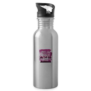 Apres SKi Mädels Tour - Trinkflasche mit integriertem Trinkhalm - Lightsilver - Rechts