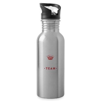 Mma Team - Trinkflasche mit integriertem Trinkhalm - Lightsilver - Rechts
