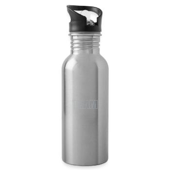 Sailing Team - Trinkflasche mit integriertem Trinkhalm - Lightsilver - Rechts