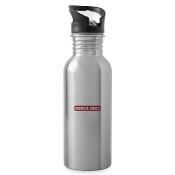 Zrce 2022 - Trinkflasche mit integriertem Trinkhalm - Lightsilver - Rechts