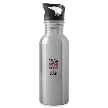 Oh Sip It's A Girls Trip 2025 - Water bottle with straw - silver - Right