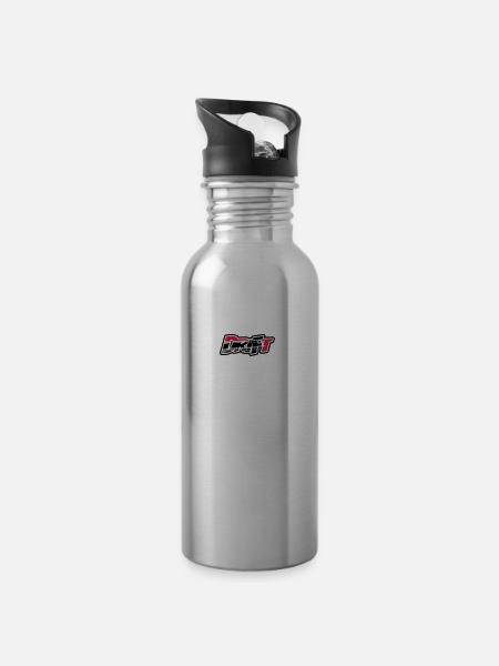 Drift Motorsport Hooning - Water bottle with straw - silver
