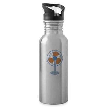 fan - Water bottle with straw - silver - Right