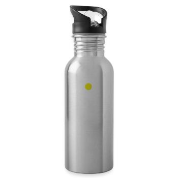 Kleine Margerite Blume Weiß Dekorativ Schön Natur - Trinkflasche mit integriertem Trinkhalm - Lightsilver - Rechts