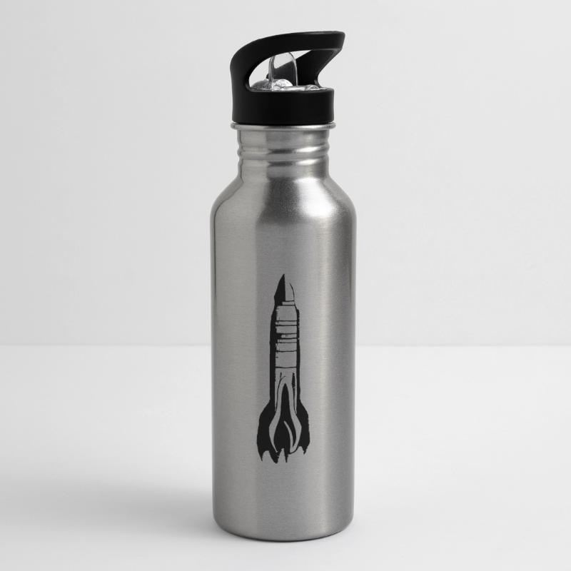 Spacecraft Rocket Space Space Flight Vector Water bottle with straw