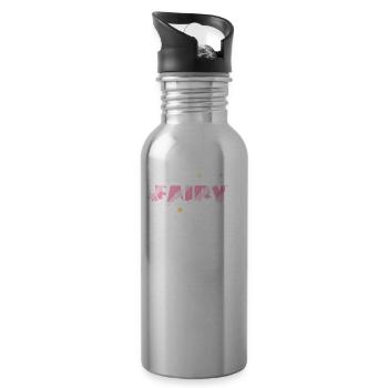 Fairy Godmother - Water bottle with straw - silver - Right