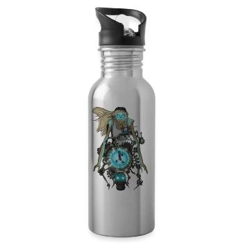 Ondoyance - Nox OAV - Trinkflasche mit integriertem Trinkhalm - Lightsilver - Rechts
