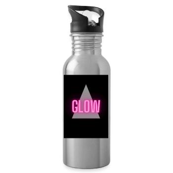Glow Story - Trinkflasche mit integriertem Trinkhalm - Lightsilver - Rechts