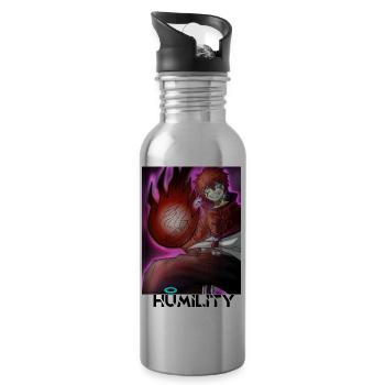 HUMILITY - CRAZY GUYS - Gourde avec paille intégrée - argent clair - Droite