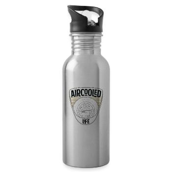 Ersatzrad-Werkzeugsatz - Aircooled Life Classic Car - Trinkflasche mit integriertem Trinkhalm - Lightsilver - Rechts