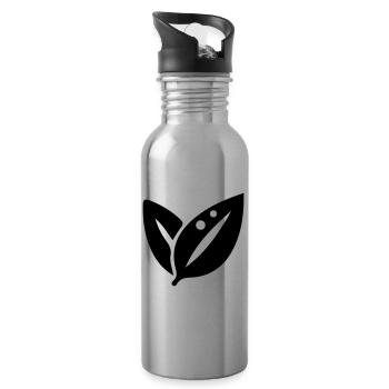 Sheet Ecology - Water bottle with straw - silver - Right