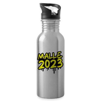 Malle 2023 - Water bottle with straw - silver - Right