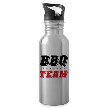 Bbq Team - Trinkflasche mit integriertem Trinkhalm - Lightsilver - Rechts