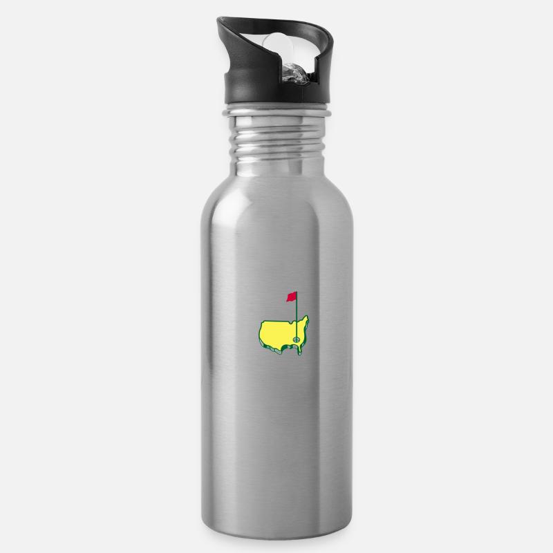 Meister - Trinkflasche mit integriertem Trinkhalm - Lightsilver