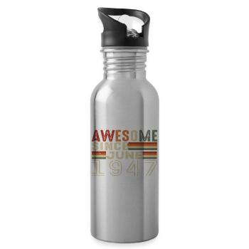 June 1947 Original 1947 Jubilee 1947 June 1947 - Water bottle with straw - silver - Right