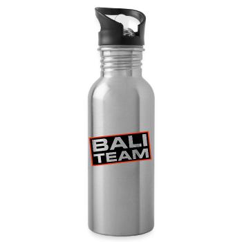 Bali Team - Water bottle with straw - silver - Right