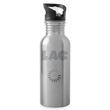 Gaming - Trinkflasche mit integriertem Trinkhalm - Lightsilver - Rechts