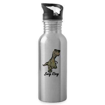 Sexy Rexy - Trinkflasche mit integriertem Trinkhalm - Lightsilver - Rechts