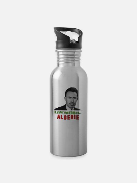 Il Etait Une Fois en Algérie - Gourde avec paille intégrée - argent clair