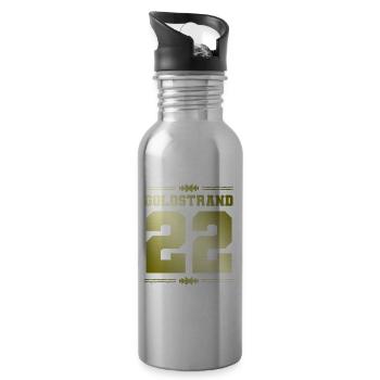 Golden Sands 22 - Water bottle with straw - silver - Right