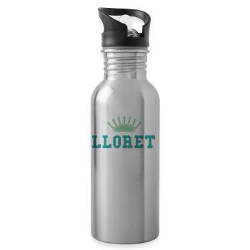 Lloret De Mar 2024 Couronne - Gourde avec paille intégrée - argent clair - Droite