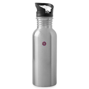 donut - Trinkflasche mit integriertem Trinkhalm - Lightsilver - Rechts
