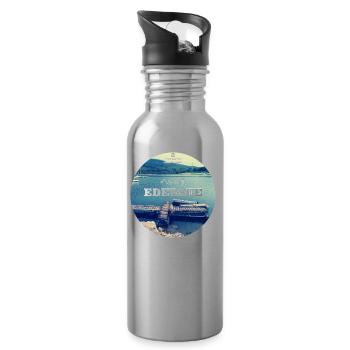 EXPEDITION NORDHESSEN- EDERSEE - Trinkflasche mit integriertem Trinkhalm - Lightsilver - Rechts