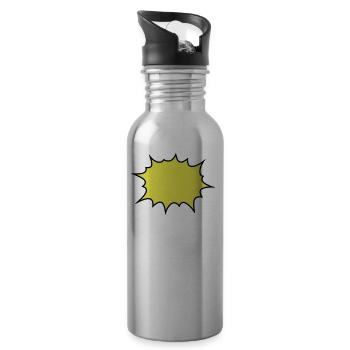 boom - Water bottle with straw - silver - Right
