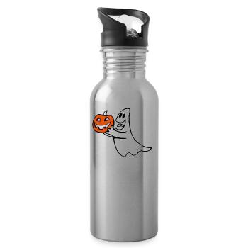 Ghost - Trinkflasche mit integriertem Trinkhalm - Lightsilver - Rechts