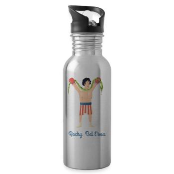 Rocky Beats boa - Trinkflasche mit integriertem Trinkhalm - Lightsilver - Rechts