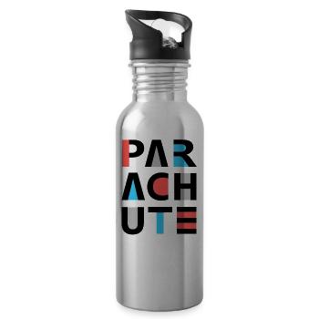 parachute - Water bottle with straw - silver - Right