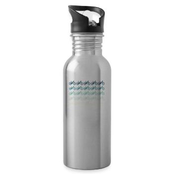 Mountain bike - Water bottle with straw - silver - Right