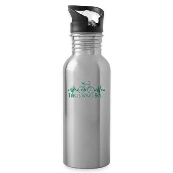 Bicycle - Water bottle with straw - silver - Right