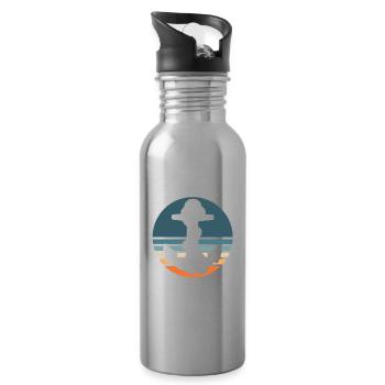 Scharbeutz Ostsee Scharbeutzer Urlaub - Trinkflasche mit integriertem Trinkhalm - Lightsilver - Rechts